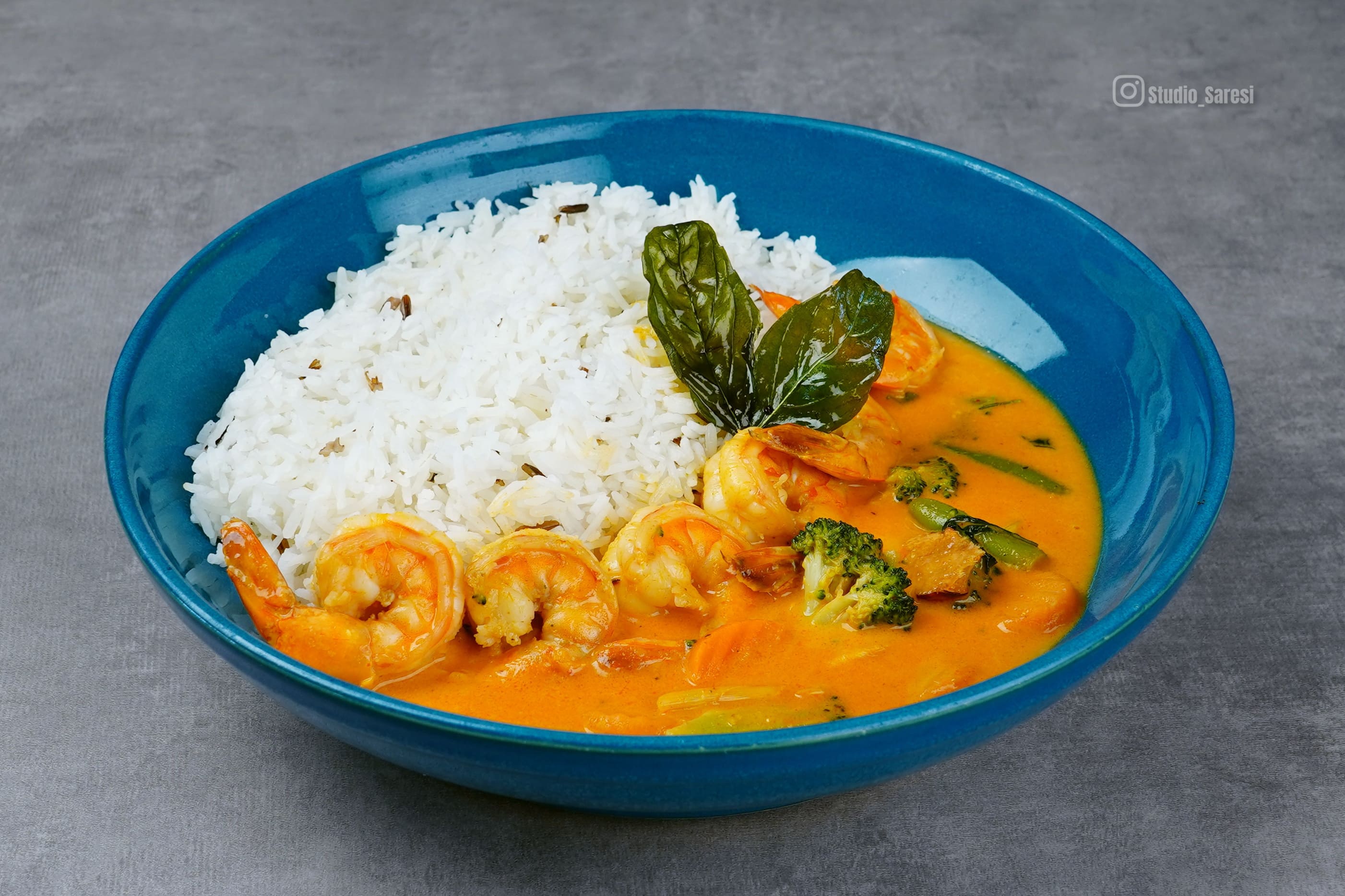 Red Curry Prawns