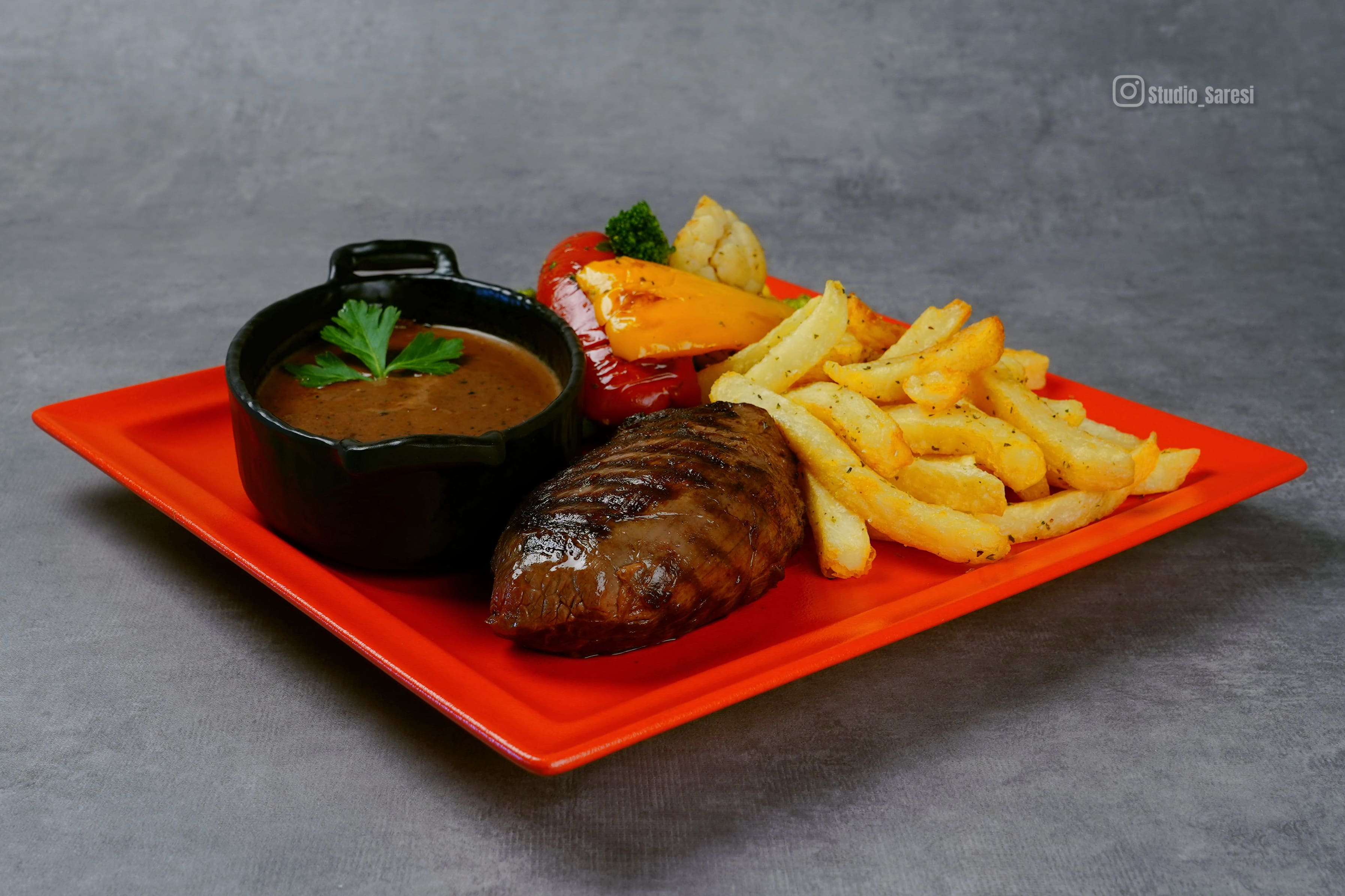 Fillet Steak with Pepper Sauce